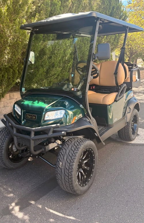 4-seater Club Car golf cart rental in Ensenada, Baja California